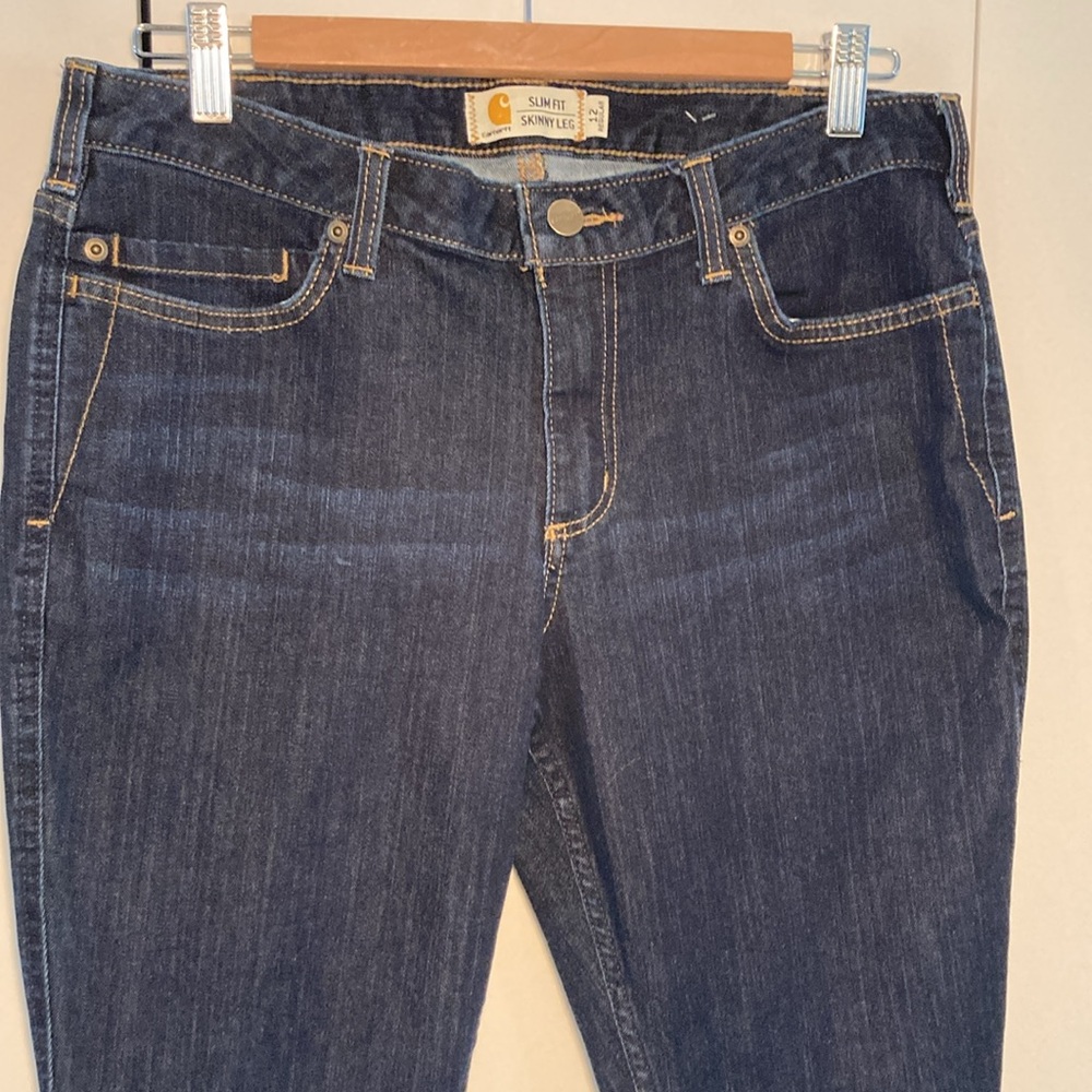 Carhartt slim fit Layton skinny leg midnight sky 12 - Picture 2 of 15
